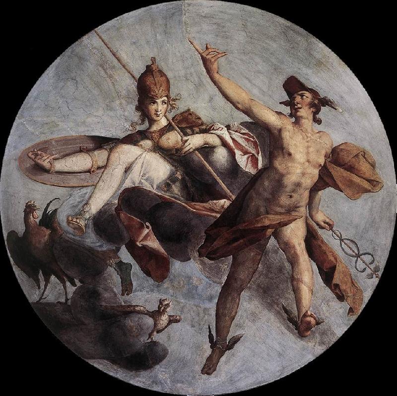 SPRANGER, Bartholomaeus Hermes and Athena kh Germany oil painting art